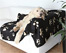 Zdjęcie Trixie Kocyk Barney dla psa lub kota  czarny w beżowe łapki 150 x 100 cm