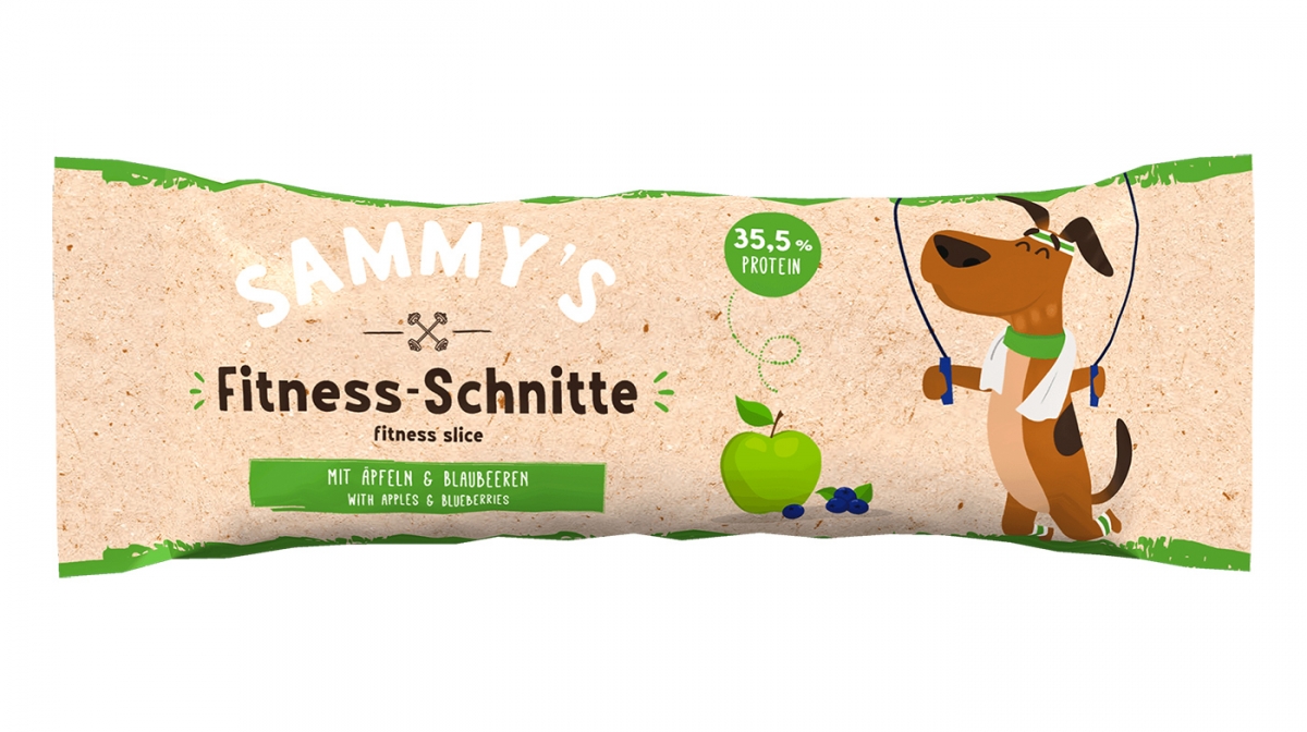 Zdjęcie Bosch Sammy's Fitness Slice baton dla psa  jabłko + jagoda 25g
