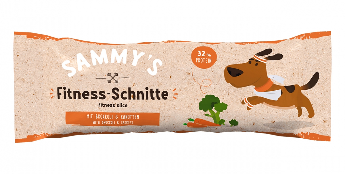 Zdjęcie Bosch Sammy's Fitness Slice baton dla psa  brokuł + marchewka 25g