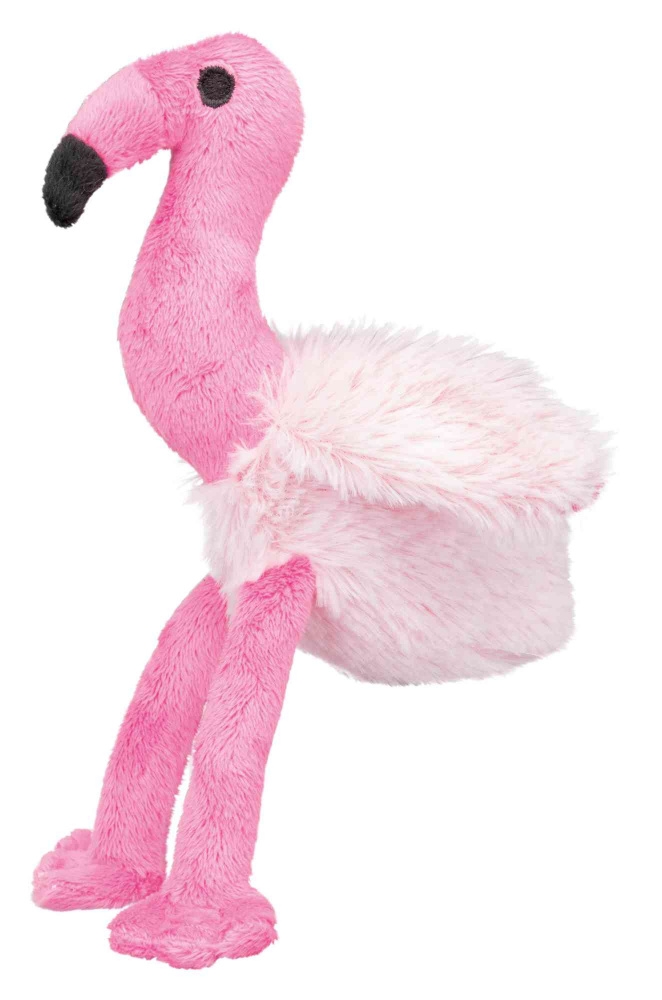 Zdjęcie Trixie Pluszowa zabawka dla psa flaming z dźwiękiem różowy 35 cm