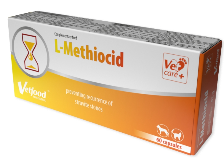Zdjęcie Vetfood L-Methiocid   dla psów i kotów i małych zwierząt 60 kaps.