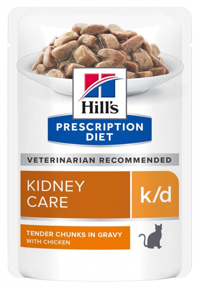 Zdjęcie Hill's Vet Feline k/d Kidney Care saszetka   w sosie z kurczakiem 85g