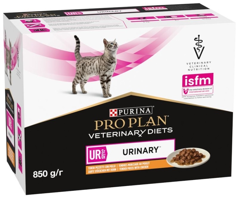Zdjęcie Purina Vet Feline UR Urinary Formula  St / Ox saszetka dla kota z kurczakiem 85g