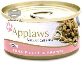 Zdjęcie Applaws Puszka dla kota  tuńczyk i krewetki tygrysie 70g