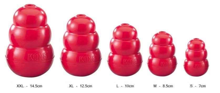 Zdjęcie Kong Classic Kong czerwony zabawka dla psa Medium (8 cm) 