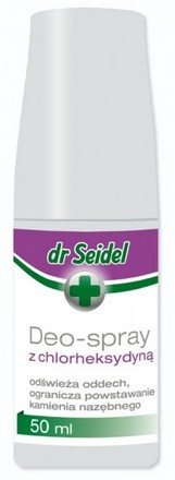 Zdjęcie dr Seidel Deo-Spray z chlorheksydyną higiena jamy ustnej  50ml