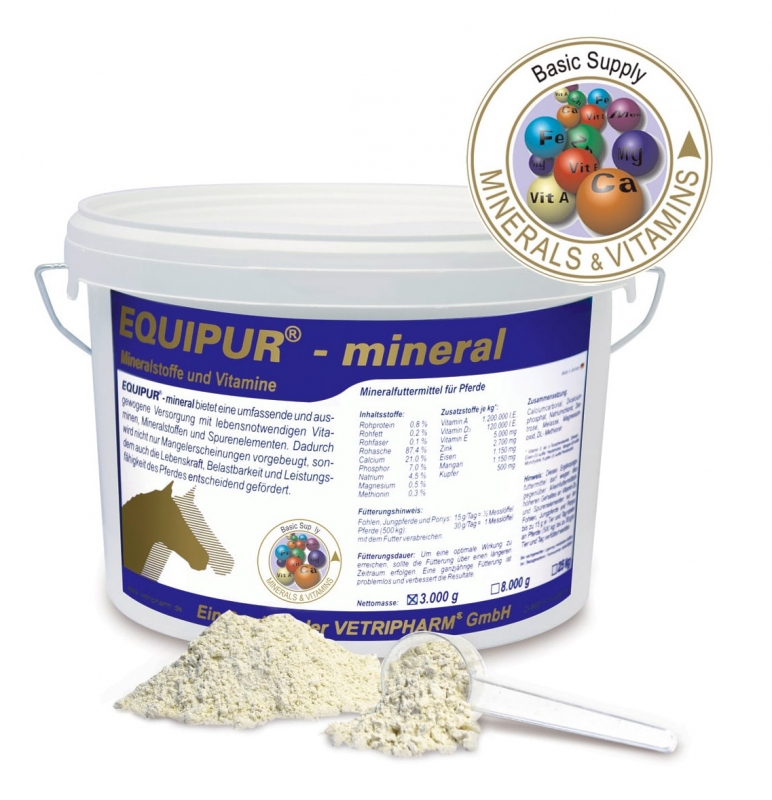 Zdjęcie EquiPur Mineral witaminy i minerały  mieszanka paszowa 3kg