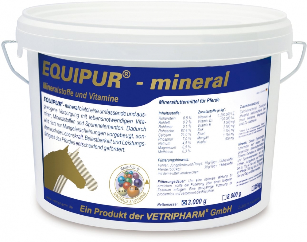 Zdjęcie EquiPur Mineral witaminy i minerały  mieszanka paszowa 3kg