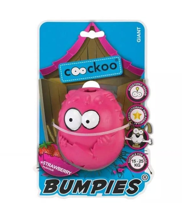 Zdjęcie Coockoo Bumpies zabawka na przysmaki dla psa  różowa / truskawkowa rozm. XL: >27kg