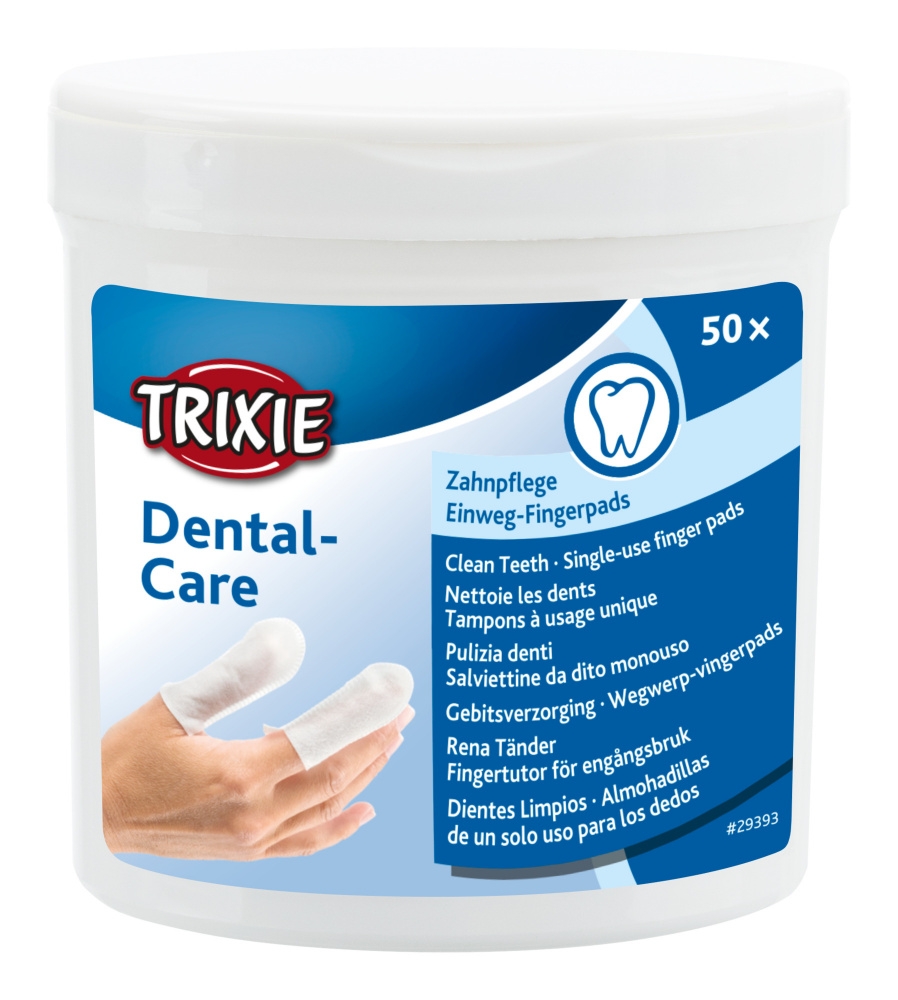 Zdjęcie Trixie Dental Care czyściki do pielęgnacji zębów  dla psów i kotów 50 szt.