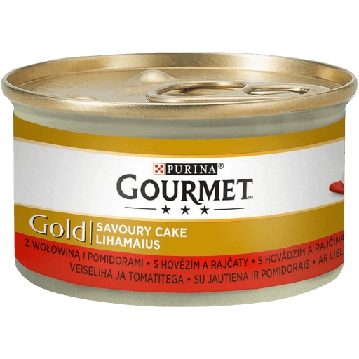 Zdjęcie Gourmet Gold Savoury Cake  z wołowiną i pomidorami 85g
