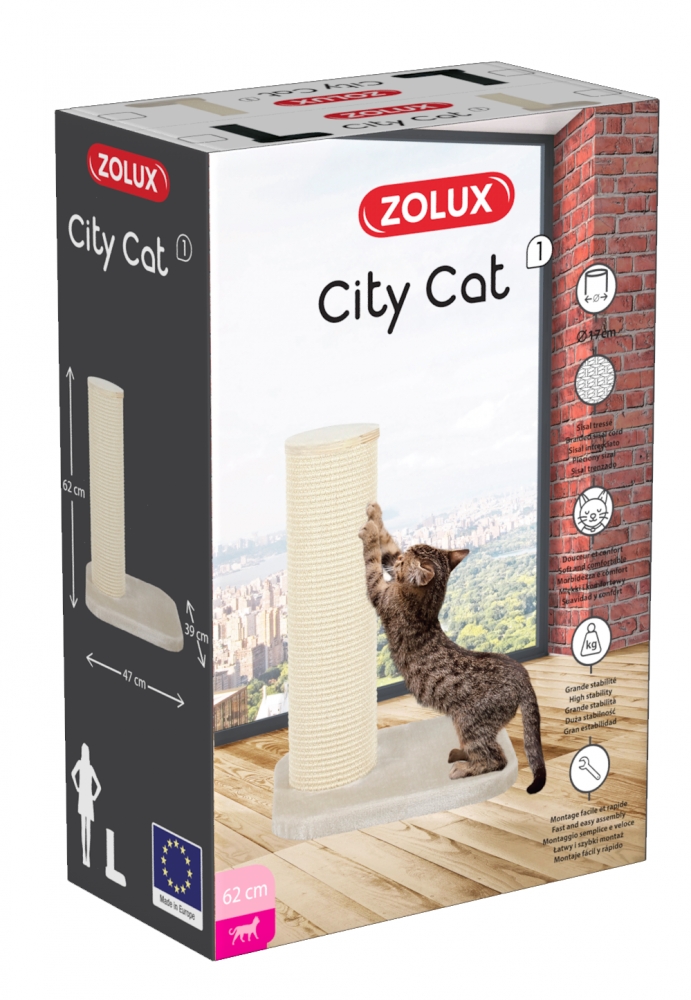 Zdjęcie Zolux Drapak City Cat 1  beżowy 47 x 39 x 62 cm