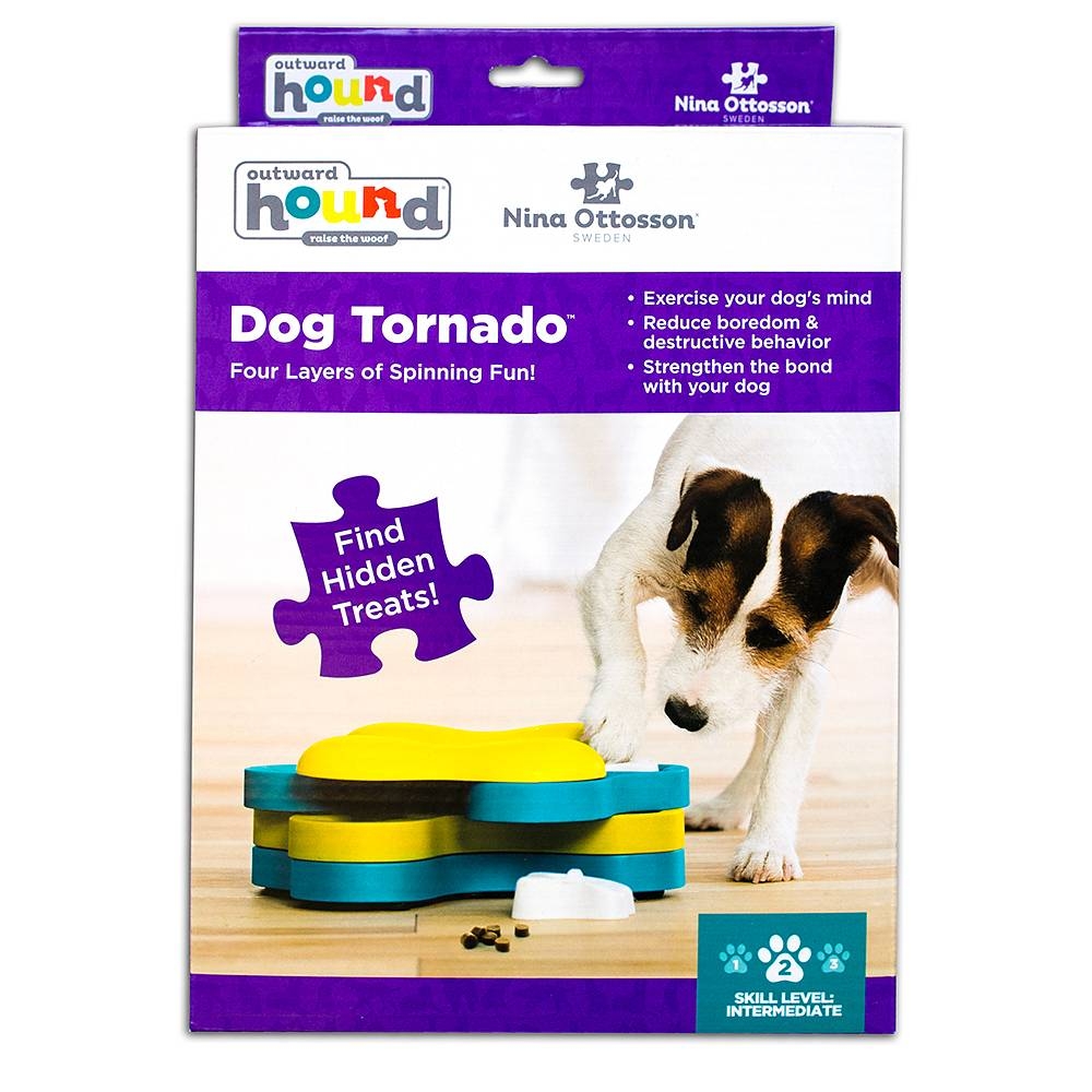 Zdjęcie Outward Hound Tornado poziom 2 Nina Ottosson zabawka edukacyjna dla psa 23,5 x 18 cm