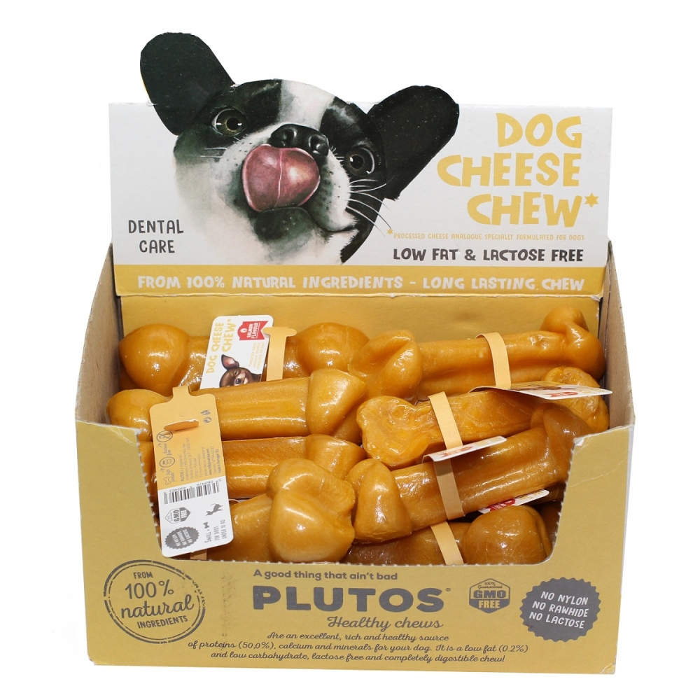 Zdjęcie Plutos Przysmak dla psa Cheese Chew Small > 10kg łosoś 9 x 3 cm