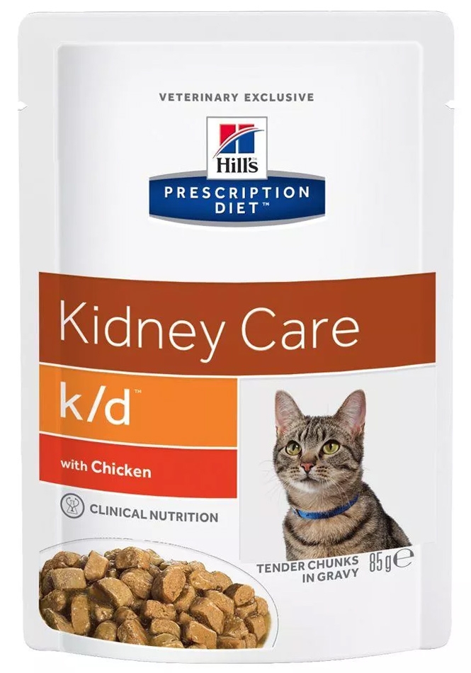 Zdjęcie Hill's Vet Feline k/d Kidney Care saszetka   w sosie z kurczakiem 85g