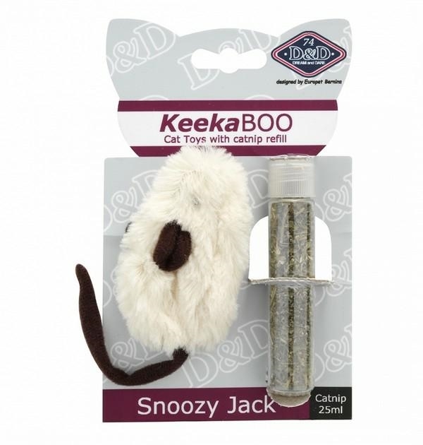 Zdjęcie D & D KeekaBoo zabawka z kocimiętką  Snoozy Jack 8 cm