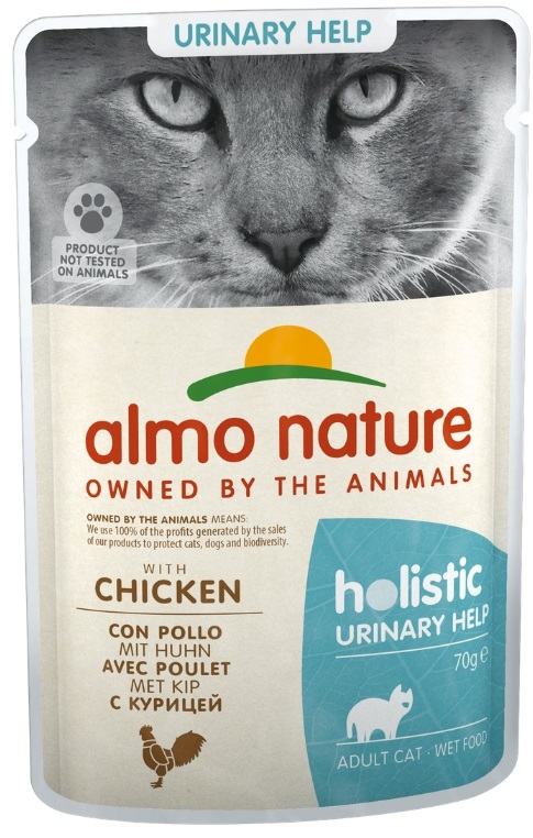 Zdjęcie Almo Nature Holistic Urinary Help saszetka  z kurczakiem 70g