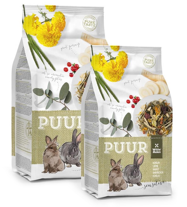 Zdjęcie Witte Molen Puur Rabbit Sensitive  musli dla wrażliwych królików 800g