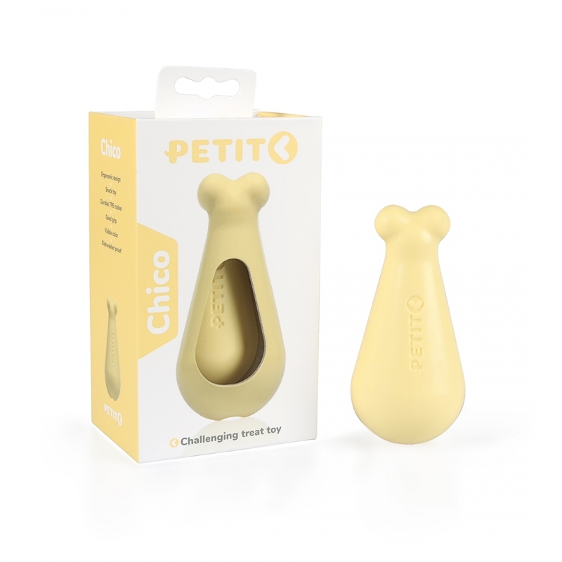 Zdjęcie Ebi Petit Chico zabawka na przysmaki dla psa  żółta 12 x 6 x 6 cm