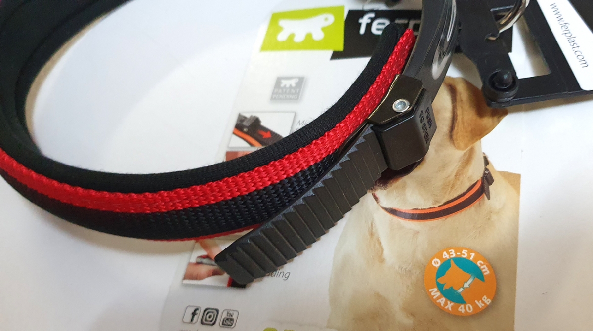 Zdjęcie Ferplast Ergocomfort obroża dla psa  czerwona 25 mm / 51 cm