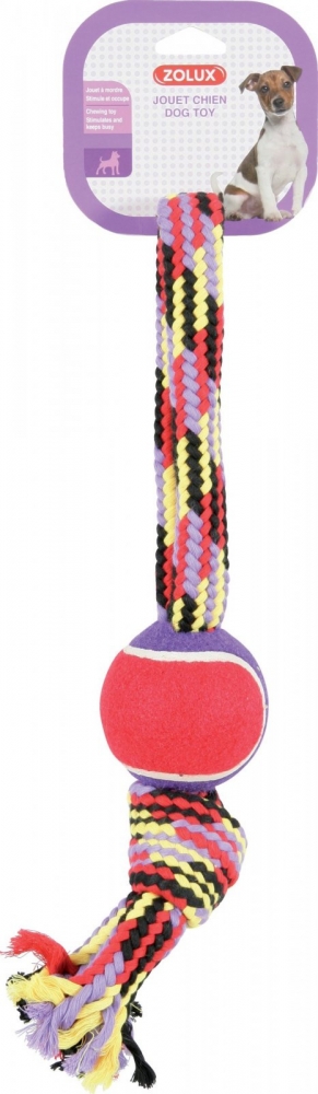 Zdjęcie Zolux Zabawka ze sznura z piłką tenisową   40 cm